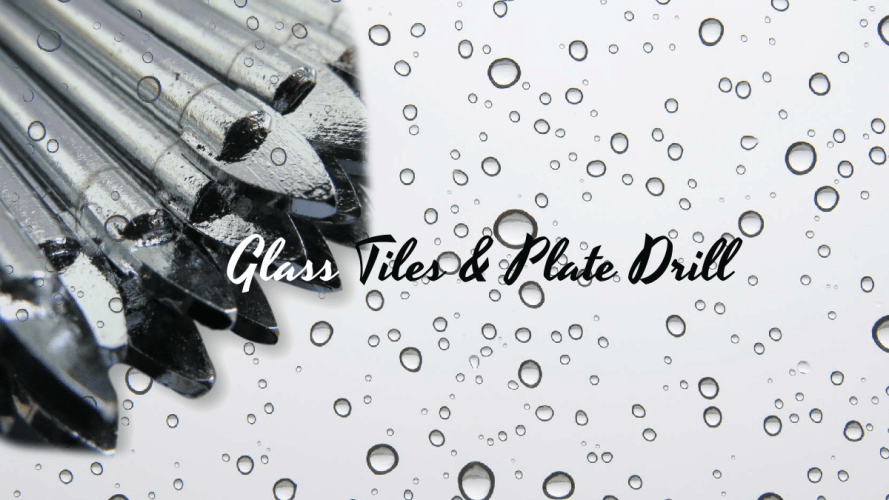 Spear Head Plate Mirror & Glass Drill